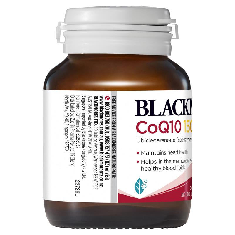 Blackmores 維生素 CoQ10 150mg  30 顆(心臟健康)