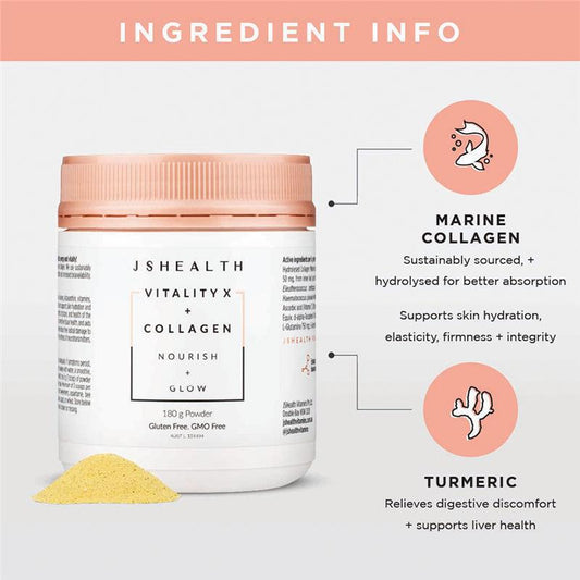 JSHEALTH 活力 X + 膠原蛋白180g