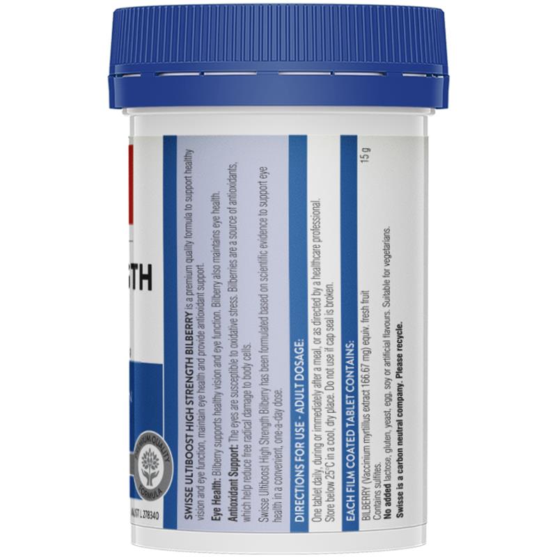 Swisse Ultiboost 越橘 30 片(眼睛健康)