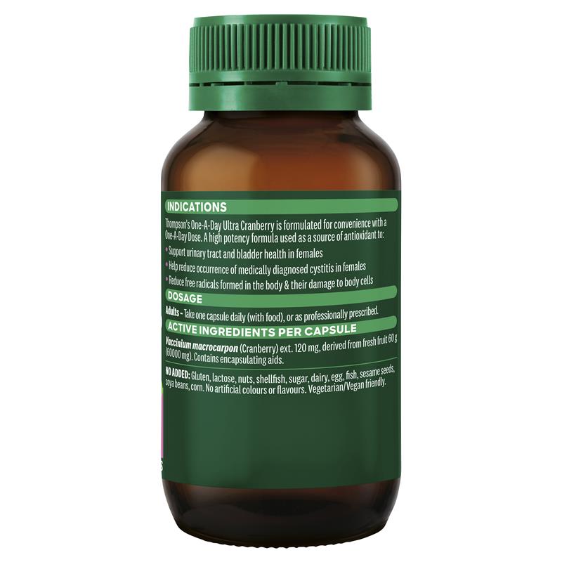 Thompson's 一日一粒 高效配方 蔓越莓 60000 60 粒