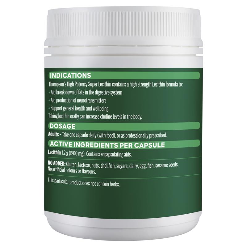 Thompson's 高效超級卵磷脂 200 粒膠囊