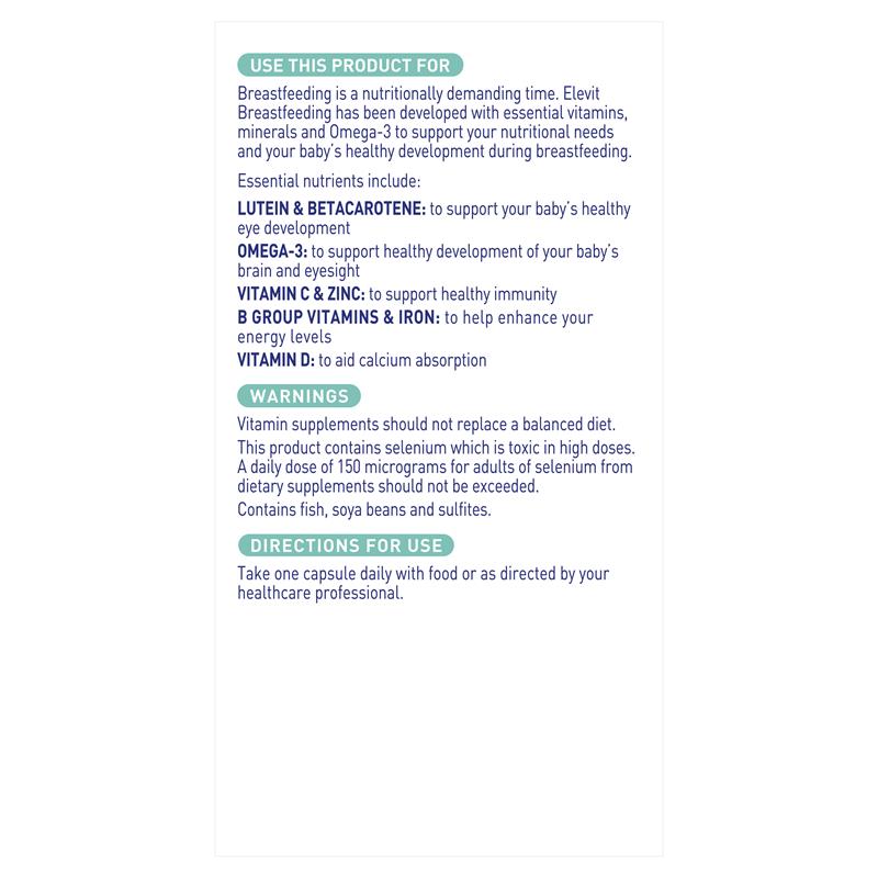 Elevit  哺乳複合維生素膠囊 60 包(60 天)