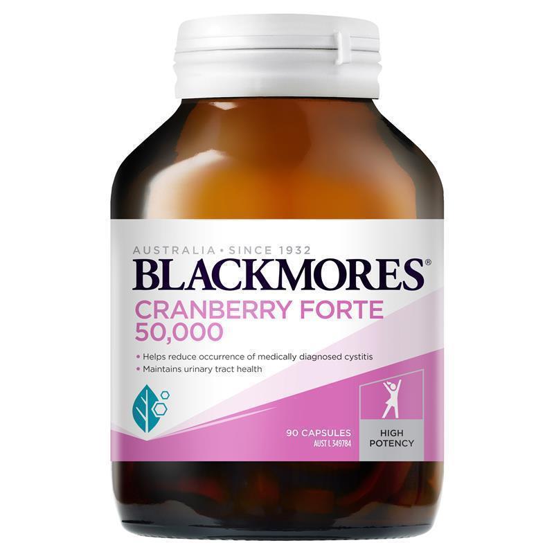 Blackmores 蔓越莓複方 50000mg 維生素 90 顆(女性健康)