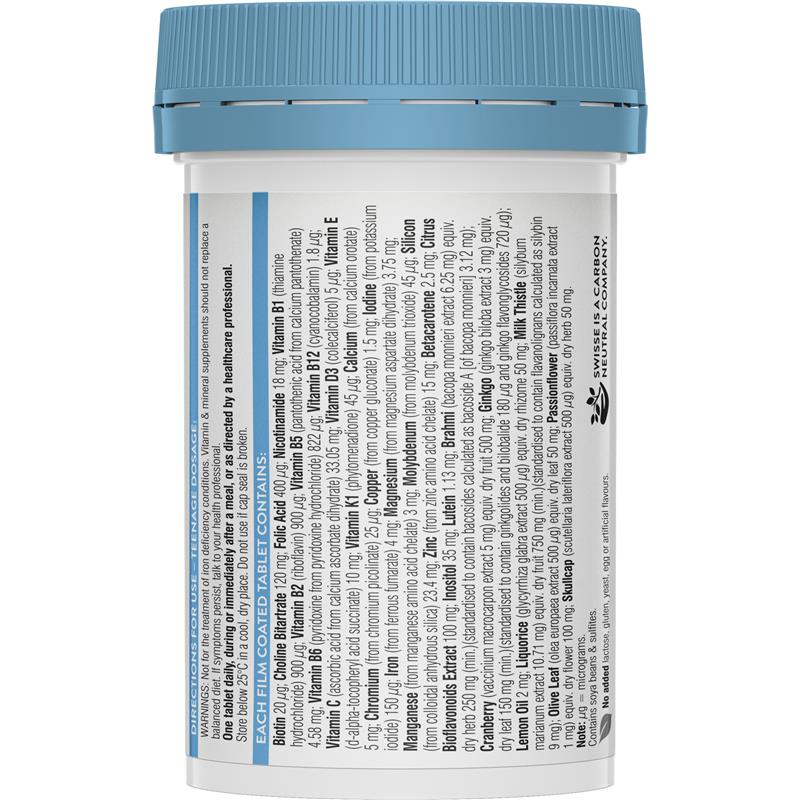 Swisse 青少年 Ultivite 男孩複合維生素 60 顆