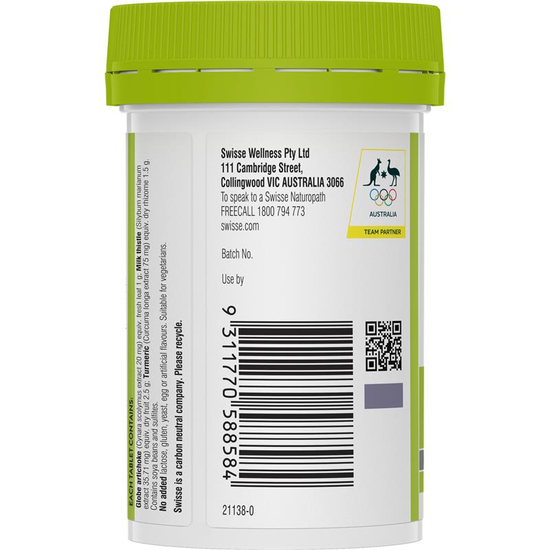 Swisse Ultiboost 肝臟排毒片 60 顆