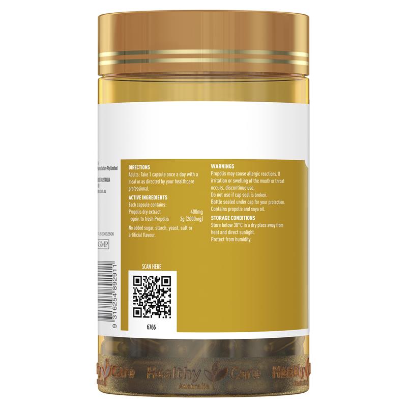 Healthy Care 蜂膠 2000mg 200 粒 (每日一粒)