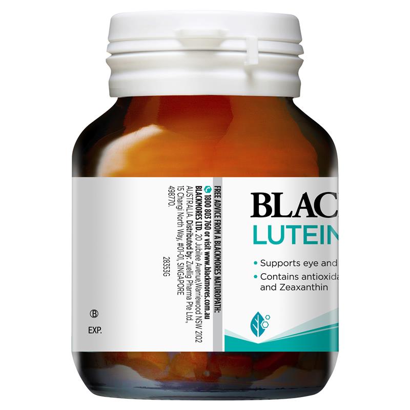 Blackmores 葉黃素眼部防禦護理維生素 60 片