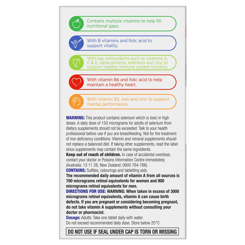 Centrum 善存男士 50+ 歲以上維生素與礦物質 90  顆