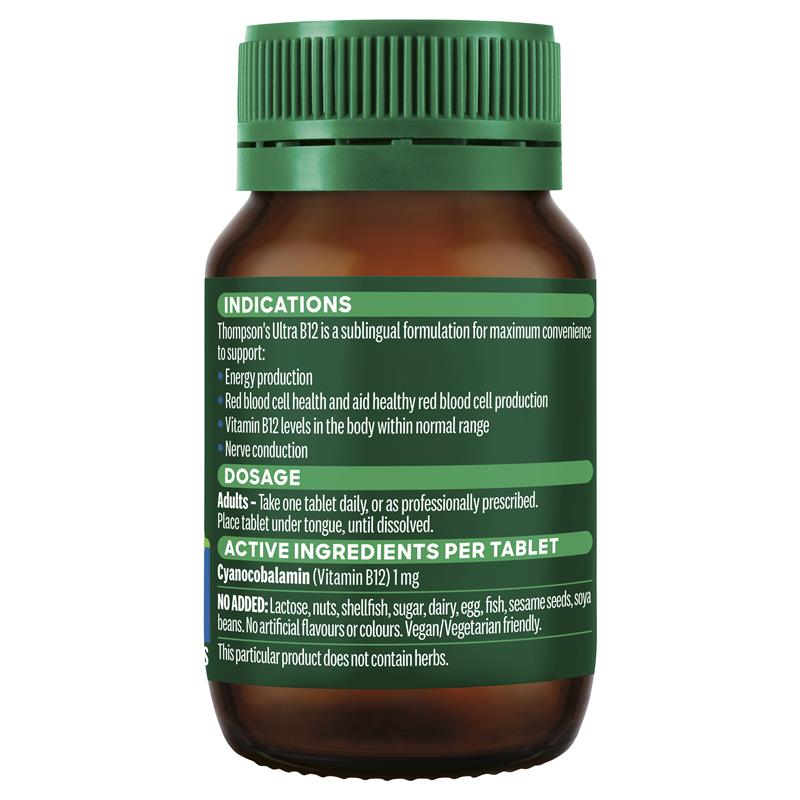 Thompson's Ultra 維生素 B12 1000mcg 100 顆