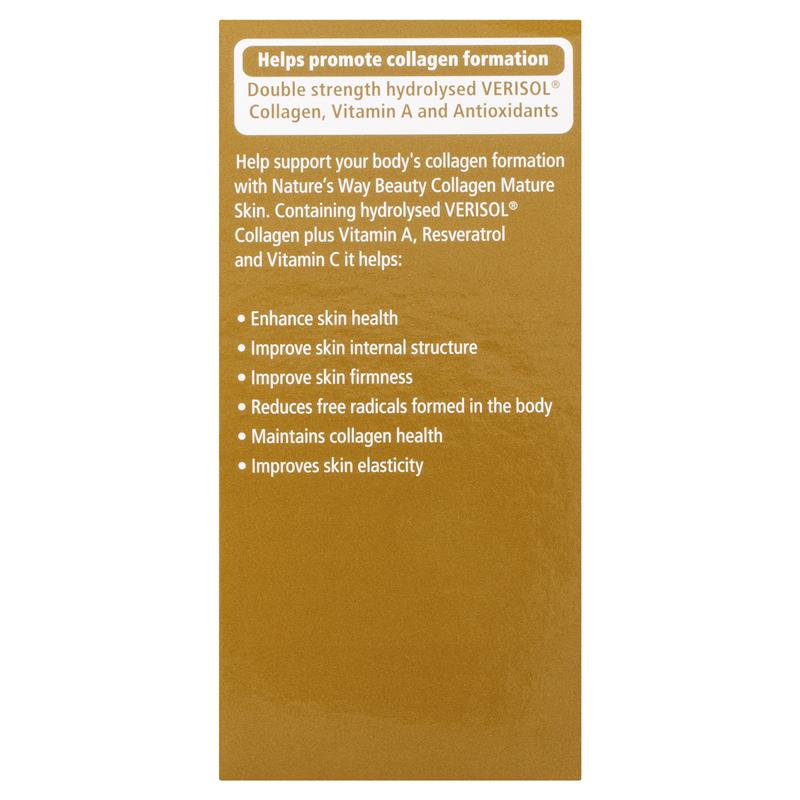Nature's Way Beauty 雙倍膠原蛋白肽緊緻豐盈 60 片(成熟肌膚)