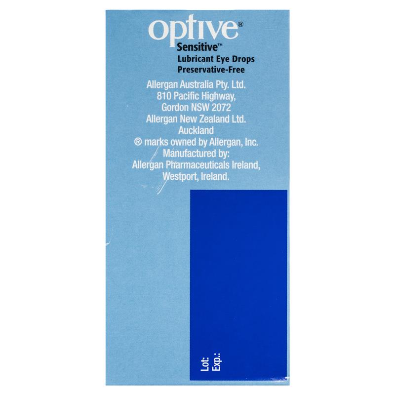 Optive 敏感滴眼液 30 x 0.4ml (不含防腐劑 )