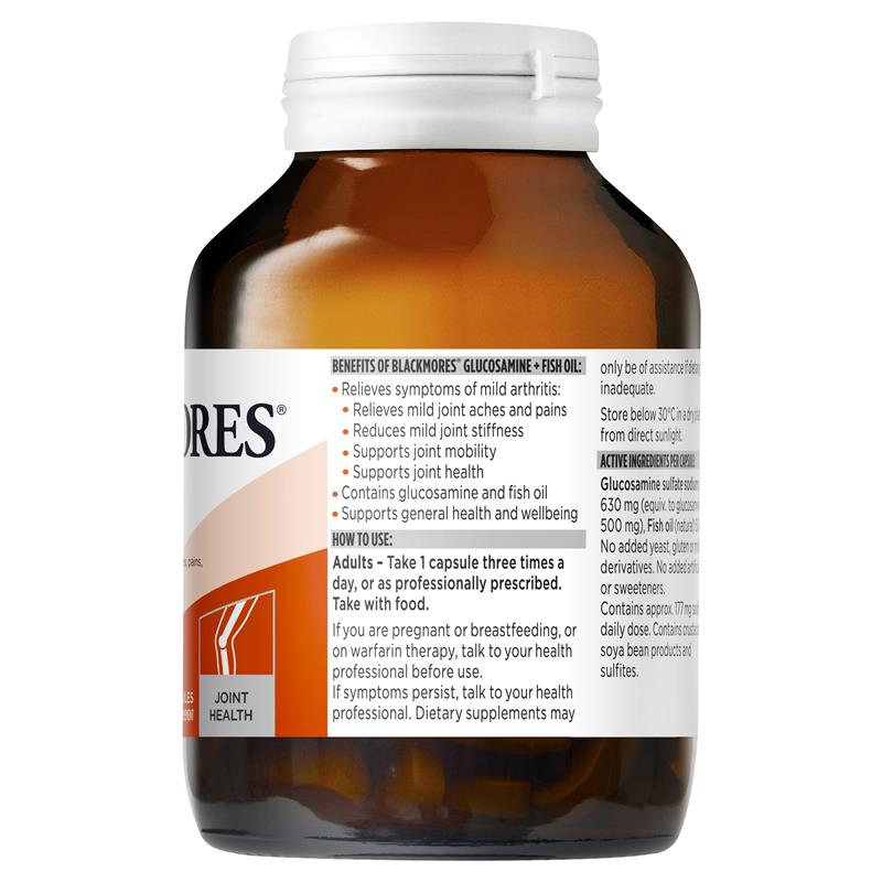 Blackmores 氨基葡萄糖 + 魚油維生素 90 粒(關節健康)