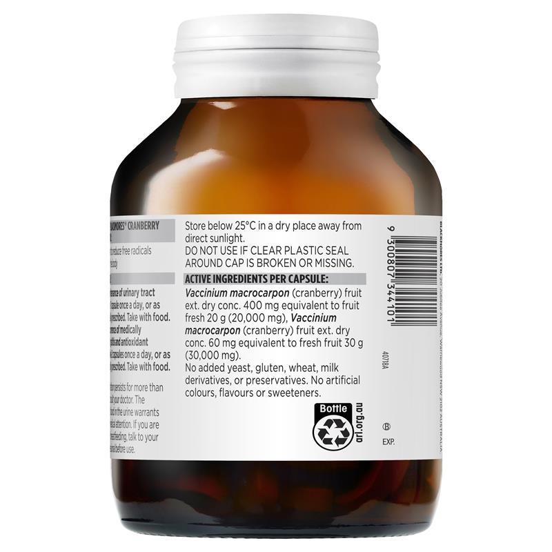 Blackmores 蔓越莓複方 50000mg 維生素 90 顆(女性健康)