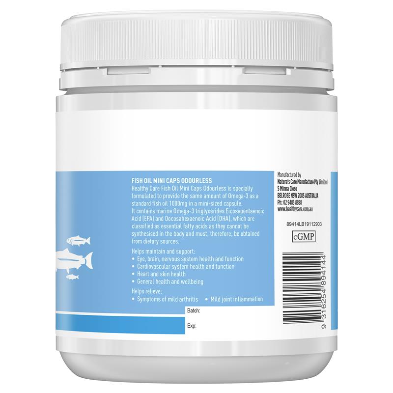 Healthy Care 雙倍強度魚油 400 粒迷你膠囊