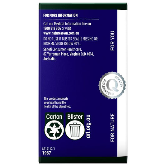 Nature's Own 草本活性成分睡眠緩解壓力 60 顆