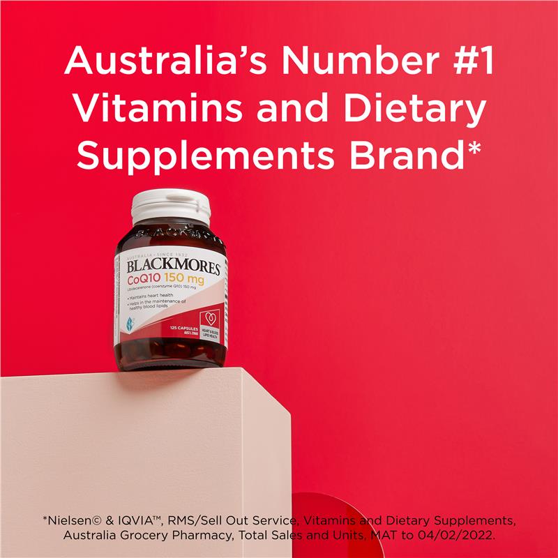 Blackmores 維生素 CoQ10 150mg  30 顆(心臟健康)