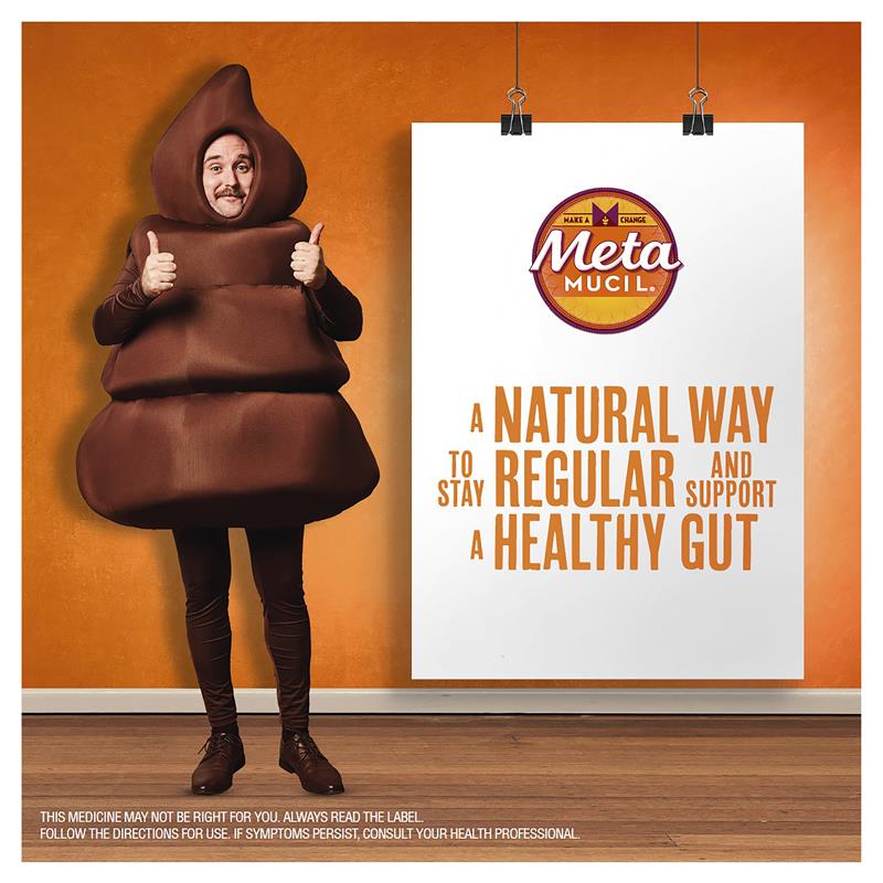 Metamucil 纖維補充劑檸檬酸橙口味 72 劑 425 克 (洋車前子)