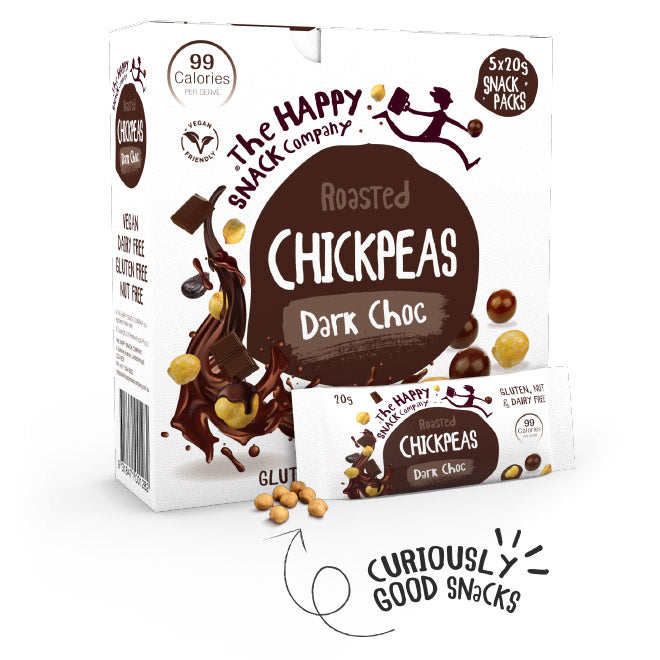 The Happy Snack Company 黑巧克力鷹嘴豆 5包X20g