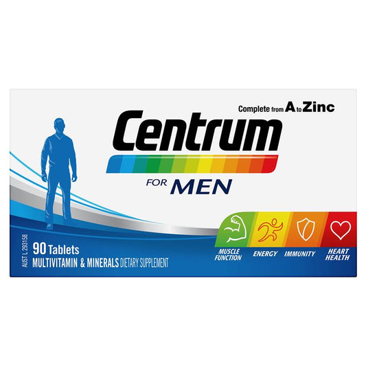 Centrum 善存男士 50+ 歲以上維生素與礦物質 90  顆