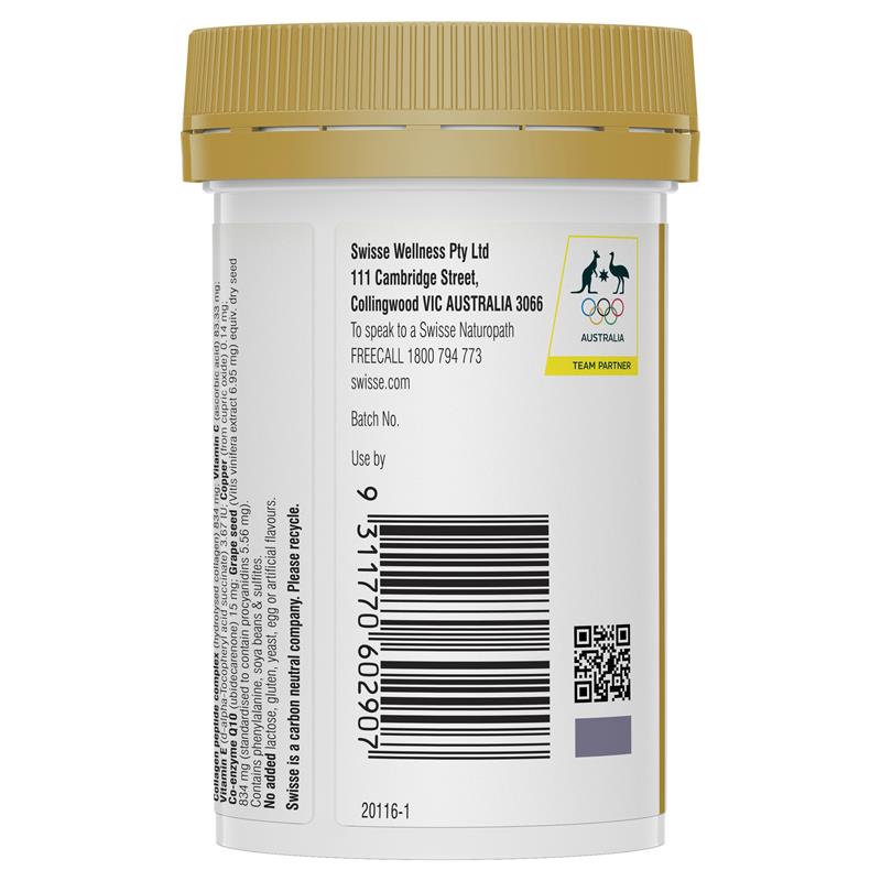 Swisse Beauty 膠原蛋白肽水光片 60 顆