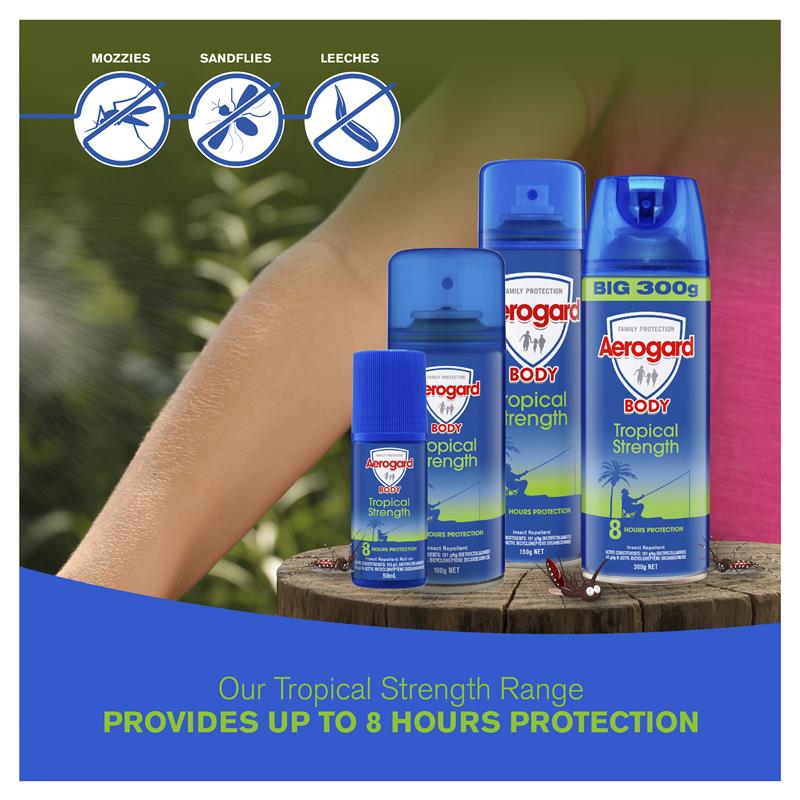 Aerogard 熱帶強力驅蟲防蚊噴霧 135 ml (8 小時)