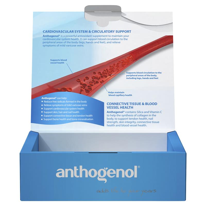 Anthogenol 天然衍生保健補充 100 粒(抗氧化比維生素C強15倍,比維生素E強50倍)