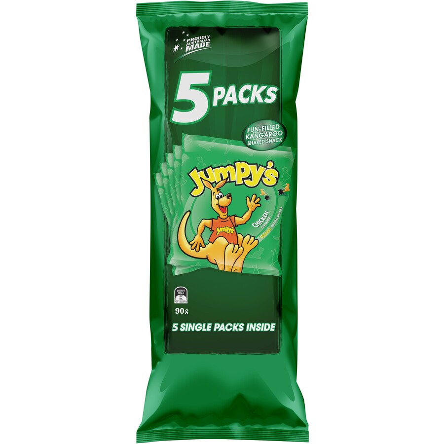 Jumpy's 澳洲雞汁口味 90g 5 包裝