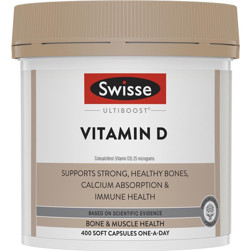 Swisse Ultiboost 維生素 D 400 粒膠囊