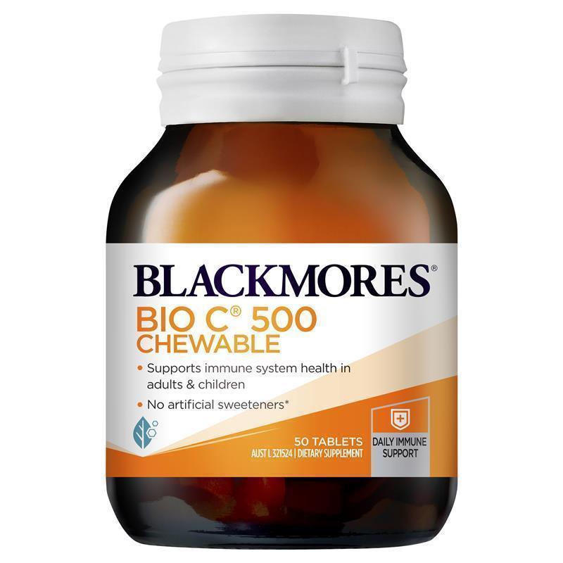 Blackmores Bio C 500mg 咀嚼維生素 C 50 顆(含維生素P)