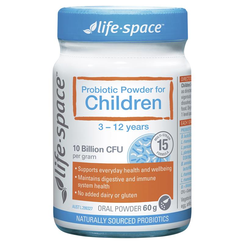 Life Space 兒童益生菌粉 60g (3-12歲兒童)
