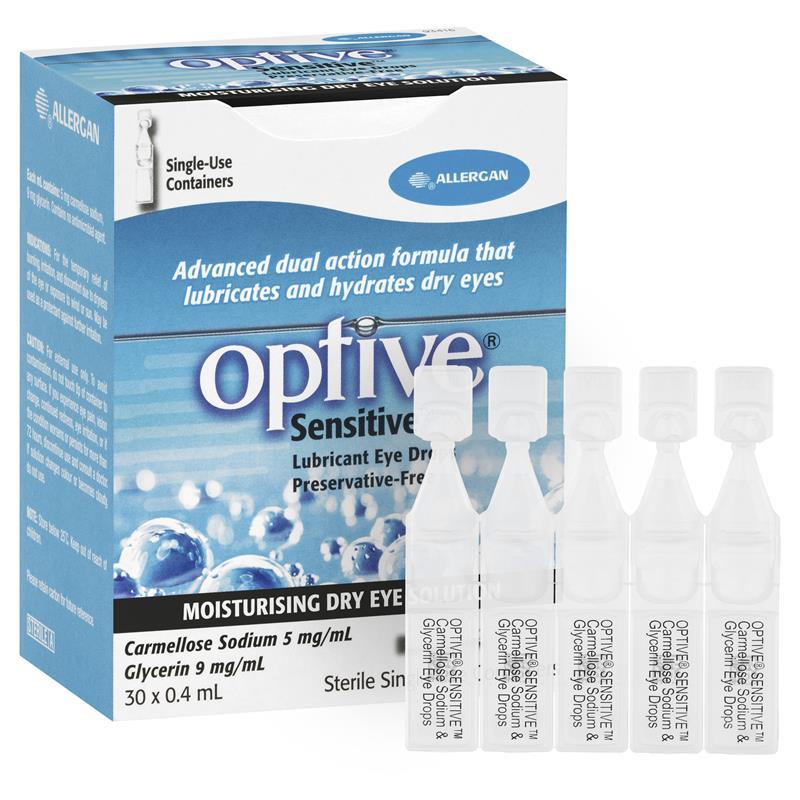 Optive 敏感滴眼液 30 x 0.4ml (不含防腐劑 )