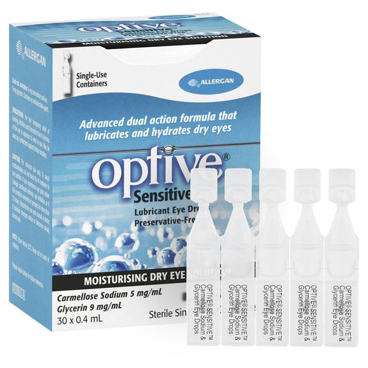 Optive 敏感滴眼液 30 x 0.4ml (不含防腐劑 )