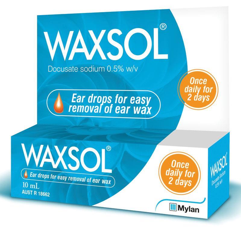 Waxsol 滴耳液 0.5% 10mL (耳垢)