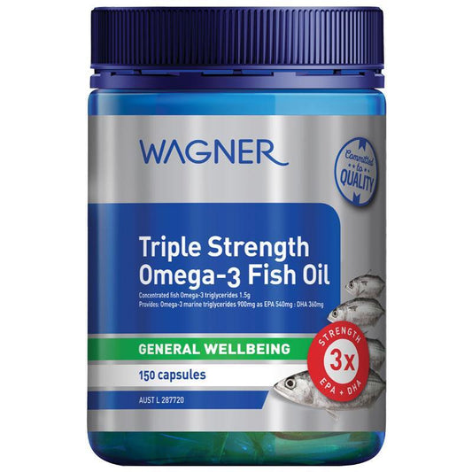 Wagner 三倍強度 Omega-3 魚油 150 粒膠囊