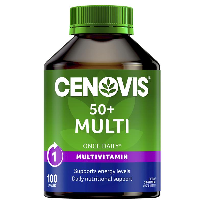 Cenovis 男士50+歲以上每日一次複合能量維生素 100 顆
