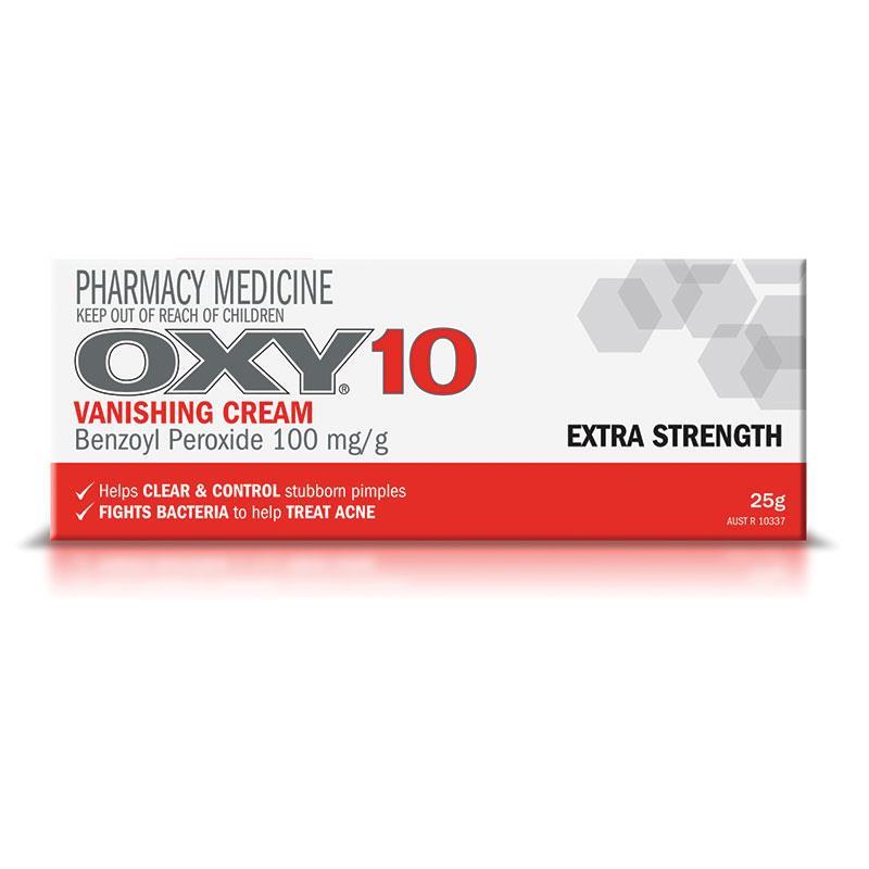 OXY 10 痘痘粉刺青春痘淡化霜 25g (無油保濕劑)