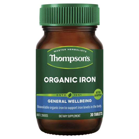 Thompson's 有機鐵 24 毫克 30 顆
