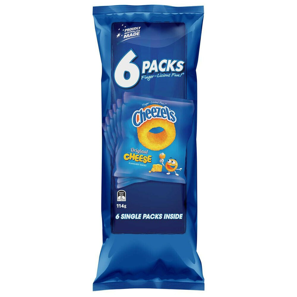 Cheezels 芝士奶酪圈圈餅 6包 114g