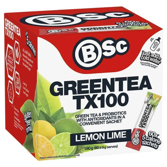 BSC 綠茶 TX100 益生菌 檸檬酸橙 60包 x 3g (體重管理)