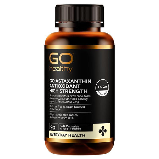 Go Healthy 蝦紅素抗氧化高強度 90 粒軟膠囊