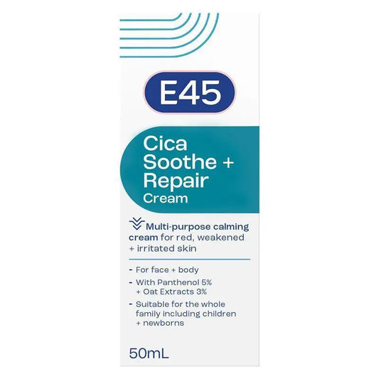 E45 積雪草舒緩修護霜 50毫升(極度乾燥、發紅、脆弱)