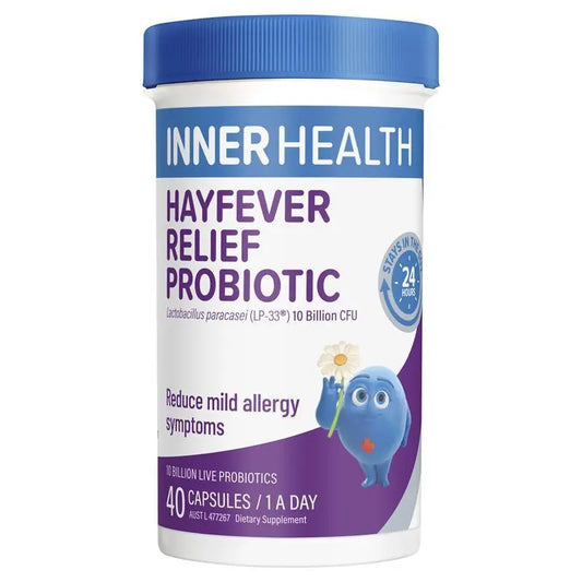 Inner Health 花粉症緩解益生菌膠囊 40 粒(輕度過敏症狀)