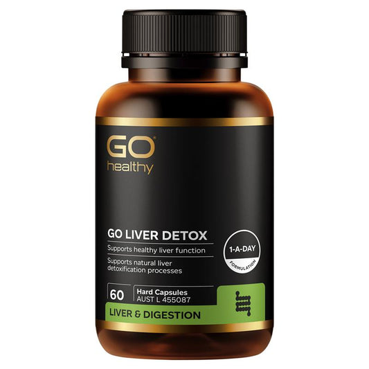 GO Healthy 肝臟排毒 一天一粒 60 顆