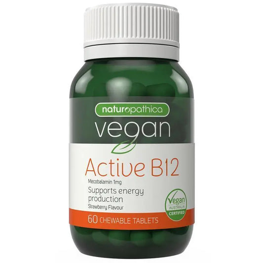 Naturopathica 活性維生素 B12 60 片咀嚼片 (素食認證)
