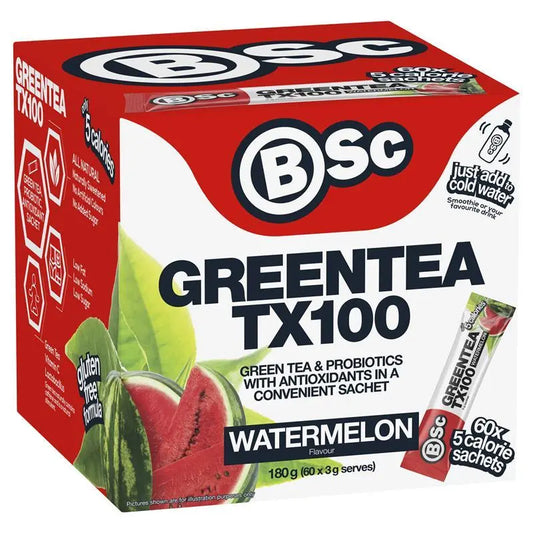 BSC 綠茶 TX100 益生菌 西瓜 60包 x 3g (體重管理)