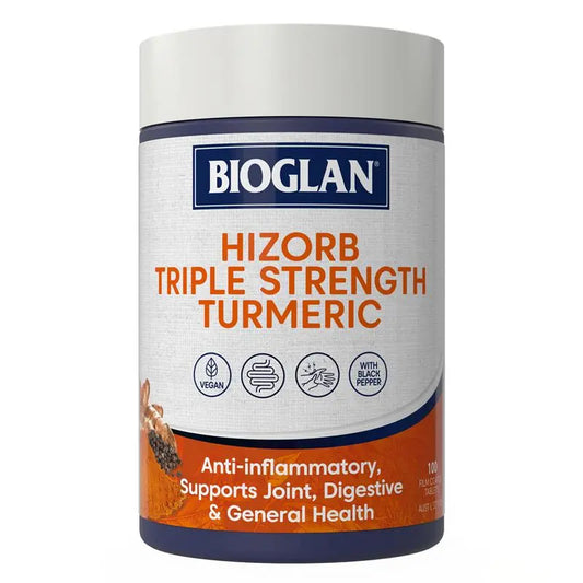 Bioglan Hi-Zorb 三倍強度薑黃片 100 顆(支持關節健康)