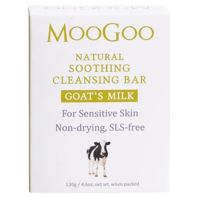 MooGoo 保濕山羊奶潔面皂 130g (適皮膚敏感)