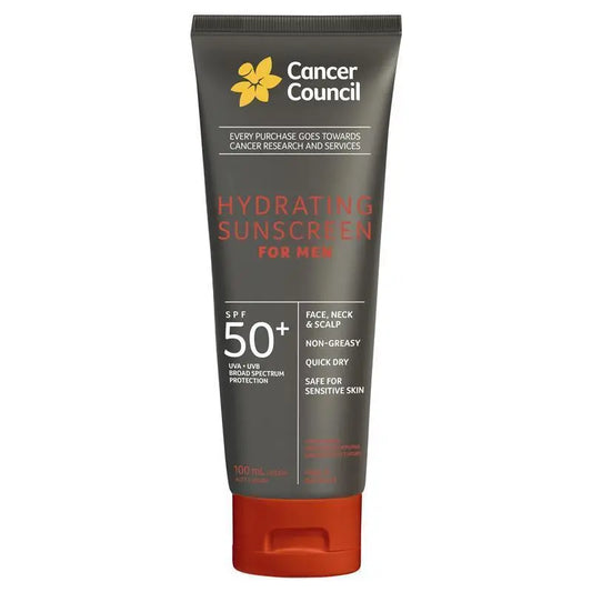 Cancer Council SPF50+男士保濕防曬乳100毫升