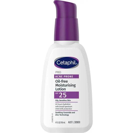 Cetaphil 痘痘粉刺青春痘 無油面部保濕乳液 SPF 25 118ml