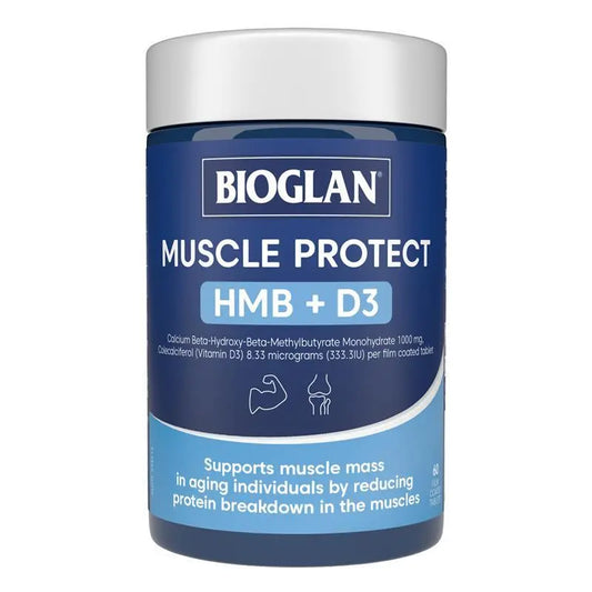Bioglan 肌肉保護 HMB + D3 60 片